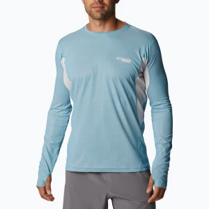 Longsleeve trekkingowy męski Columbia Titan Pass Sun Deflect deep marine/nimbus grey