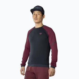 Longsleeve trekkingowy męski DYNAFIT Speed Polartec burgundy