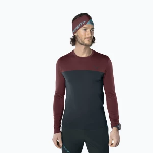 Longsleeve trekkingowy męski DYNAFIT Traverse S-Tech bluberry burgundy