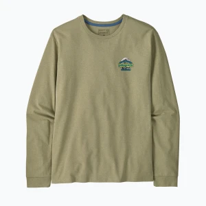 Longsleeve trekkingowy męski Patagonia Great Waves Responsibili Tee gumtree green