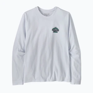 Longsleeve trekkingowy męski Patagonia Great Waves Responsibili Tee white