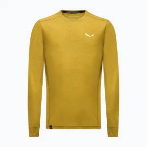 Longsleeve trekkingowy męski Salewa Puez Dry olive oil Żółty