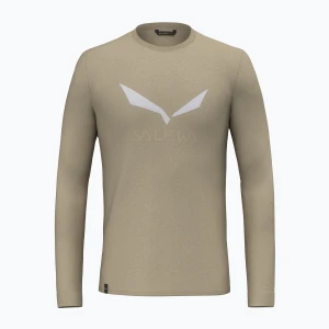 Longsleeve trekkingowy męski Salewa Solidlogo Dry quicksand