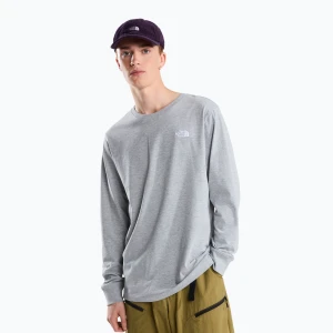 Longsleeve trekkingowy męski The North Face Evolution Simple Dome Regular LS Tee tnf pale grey heather