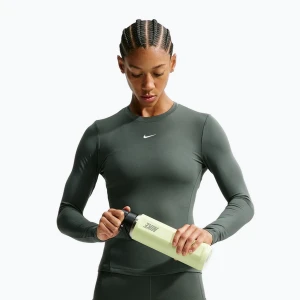 Longsleeve treningowy damski Nike One Fitted camo green / white