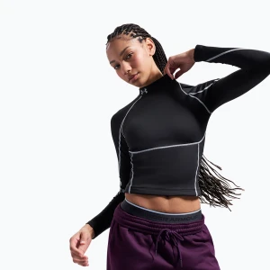 Longsleeve treningowy damski Under Armour ColdGear Elite Mock ultimate black / reflective