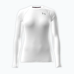 Longsleeve treningowy damski Under Armour HG Authentics Comp LS white / halo gray