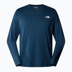 Longsleeve treningowy męski The North Face Reaxion Amp Crew shady blue dark heather