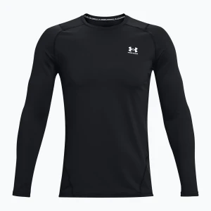 Longsleeve treningowy męski Under Armour CG Armour Fitted Crew black / white