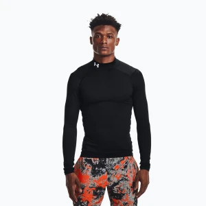 Longsleeve treningowy męski Under Armour Comp Mock UA Armour black / white
