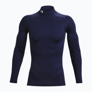 Longsleeve treningowy męski Under Armour Comp Mock UA Armour midnight navy / white Granatowy