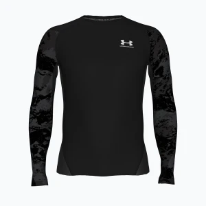 Longsleeve treningowy męski Under Armour HG Armour Comp ultimate black / white