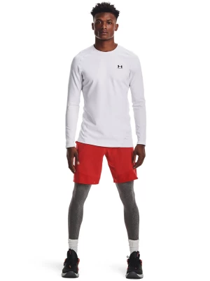 Longsleeve treningowy męski Under Armour UA Cg Armour Fitted Crew - biały