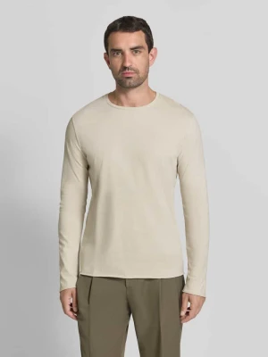 Longsleeve w kroju regular fit z czystej bawełny model 'Kendrick' Drykorn Złamany biały