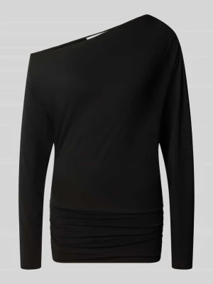 Longsleeve w stylu off-shoulder model 'RINA' Topshop Czarny