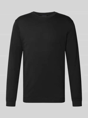Longsleeve z czystej bawełny o kroju regular fit Model 'Pima' RAGMAN Czarny