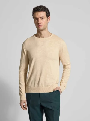 Longsleeve z domieszką lnu Gant