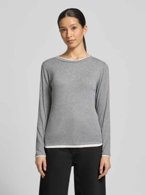 Longsleeve z domieszką wiskozy model 'ALVIN' FREE/QUENT