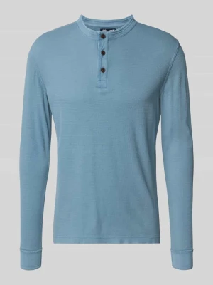 Longsleeve z listwą guzikową Superdry