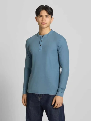 Longsleeve z listwą guzikową Superdry