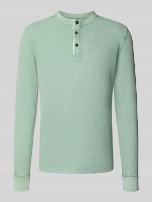 Longsleeve z listwą guzikową Superdry