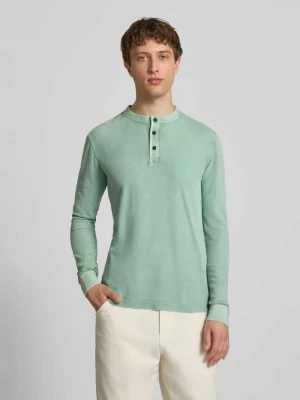 Longsleeve z listwą guzikową Superdry