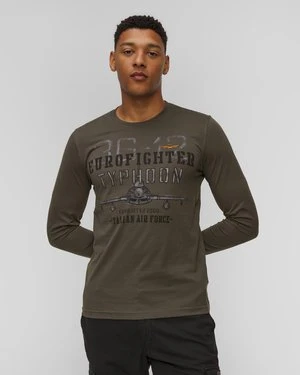Longsleeve Z Nadrukiem Męski Aeronautica Militare