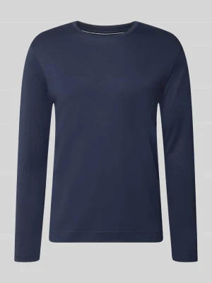 Longsleeve z okrągłym dekoltem Christian Berg Ciemnoniebieski