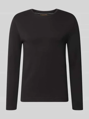 Longsleeve z okrągłym dekoltem Christian Berg Czarny