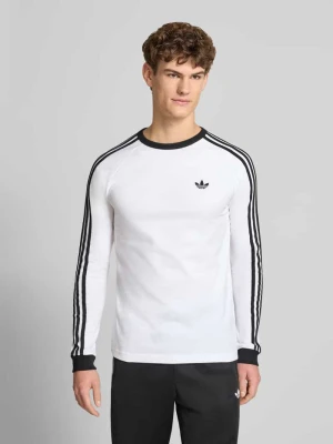 Longsleeve z przeszyciem z logo adidas Originals Biały