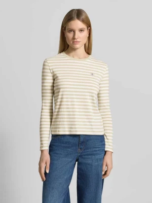 Longsleeve z wyszytym logo Gant