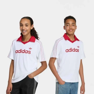 Loose Pinstripe Polo Tee adidas Originals biały