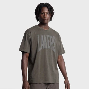 Los Angeles Lakers Basketball-T-Shirt Nike szary