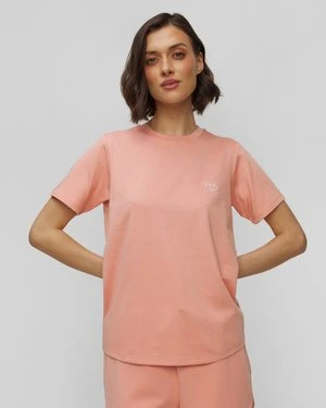 Łososiowy T-shirt Damski Varley Mattie Branded Tee