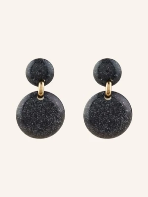 Lott.Gioielli Wiszące Kolczyki Round Double M gold