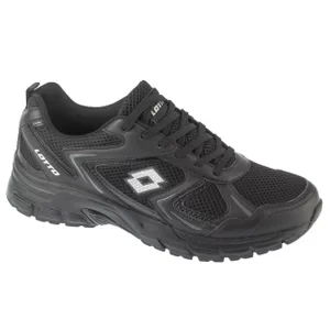 Lotto Kitaura 2400010U-1111, Męskie, Czarne, buty sneakers, przewiewna siateczka, rozmiar: 41