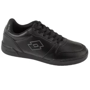 Lotto Titanis OC 2400240U-1119, Męskie, Czarne, buty sneakers, skóra syntetyczna, rozmiar: 41