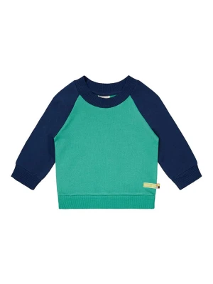 loud + proud Bluza w kolorze zielono-granatowym rozmiar: 122/128