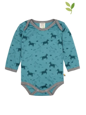 loud + proud Body "Druck" w kolorze błękitnym rozmiar: 86/92