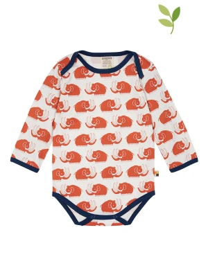 loud + proud Body "Druck" w kolorze pomarańczowym rozmiar: 86/92