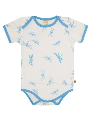 loud + proud Body w kolorze biało-błękitnym rozmiar: 74/80