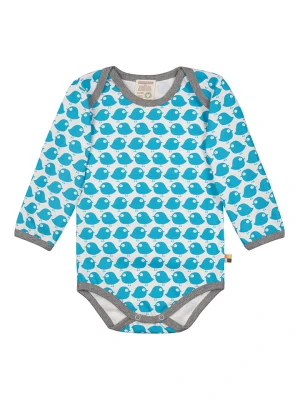 loud + proud Body w kolorze błękitno-białym rozmiar: 86/92