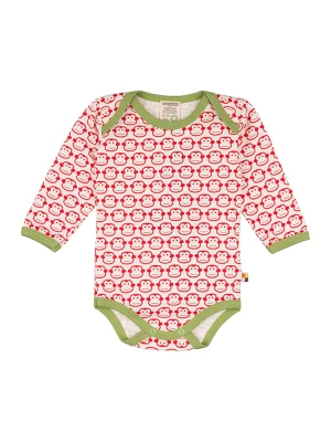 loud + proud Body w kolorze czerwono-białym rozmiar: 86/92