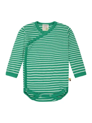 loud + proud Body w kolorze zielono-białym rozmiar: 74/80