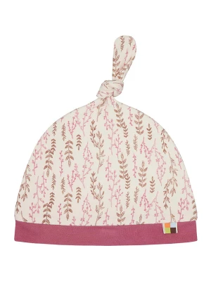 loud + proud Czapka beanie w kolorze beżowo-czerwonym rozmiar: 74 / 80