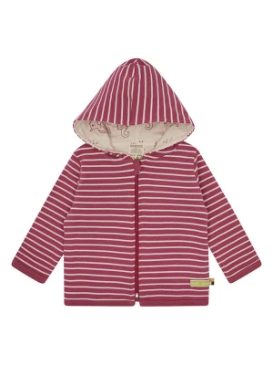 loud + proud Dwustronna bluza w kolorze czerwono-kremowym rozmiar: 110/116