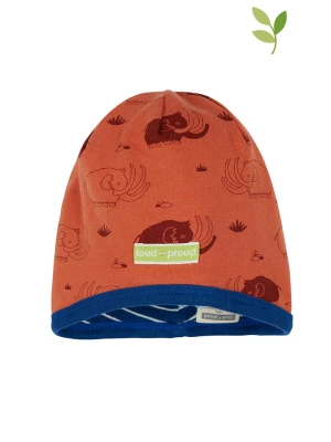 loud + proud Dwustronna czapka w kolorze pomarańczowym rozmiar: 98/104