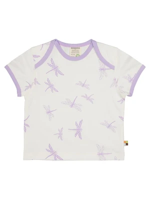 loud + proud Koszulka w kolorze biało-fioletowym rozmiar: 74/80