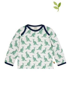 loud + proud Koszulka w kolorze biało-zielonym rozmiar: 86/92