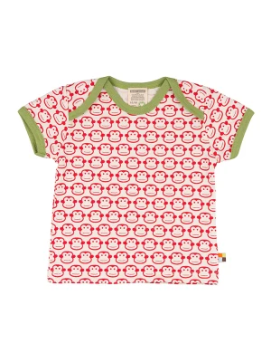 loud + proud Koszulka w kolorze czerwono-białym rozmiar: 98/104